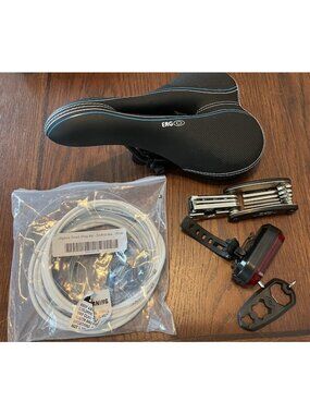 Road Bike Accessories ERG Bell Seat Jagwire Shift Brake Kit Light & Tools